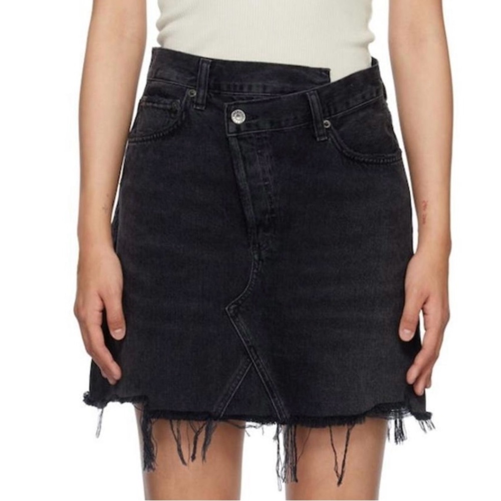 AGOLDE, 23 Size, Washed black